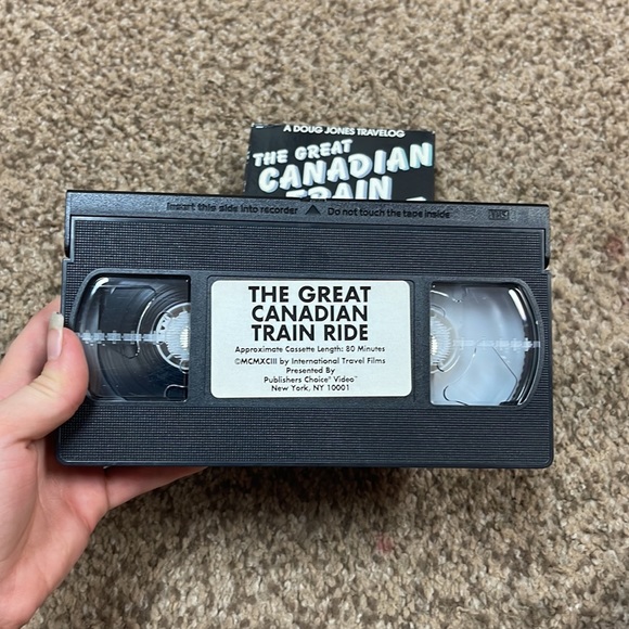 The Great Canadian Train Ride vhs videotape - Picture 3 of 4